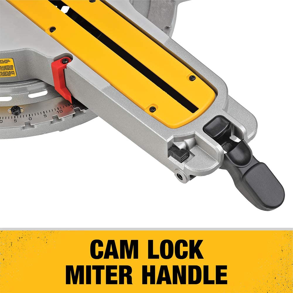 DEWALT DWS780 12 Sliding Compound Miter Saw Plus DWX723-XE 3.8m Extendable Stand Two Piece Bundle