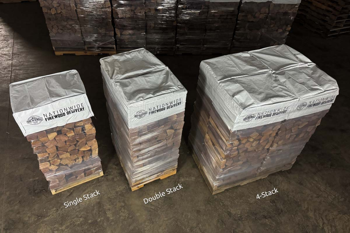 AXE AND KINOLE 4-Stack | Mixed Hardwood Firewood