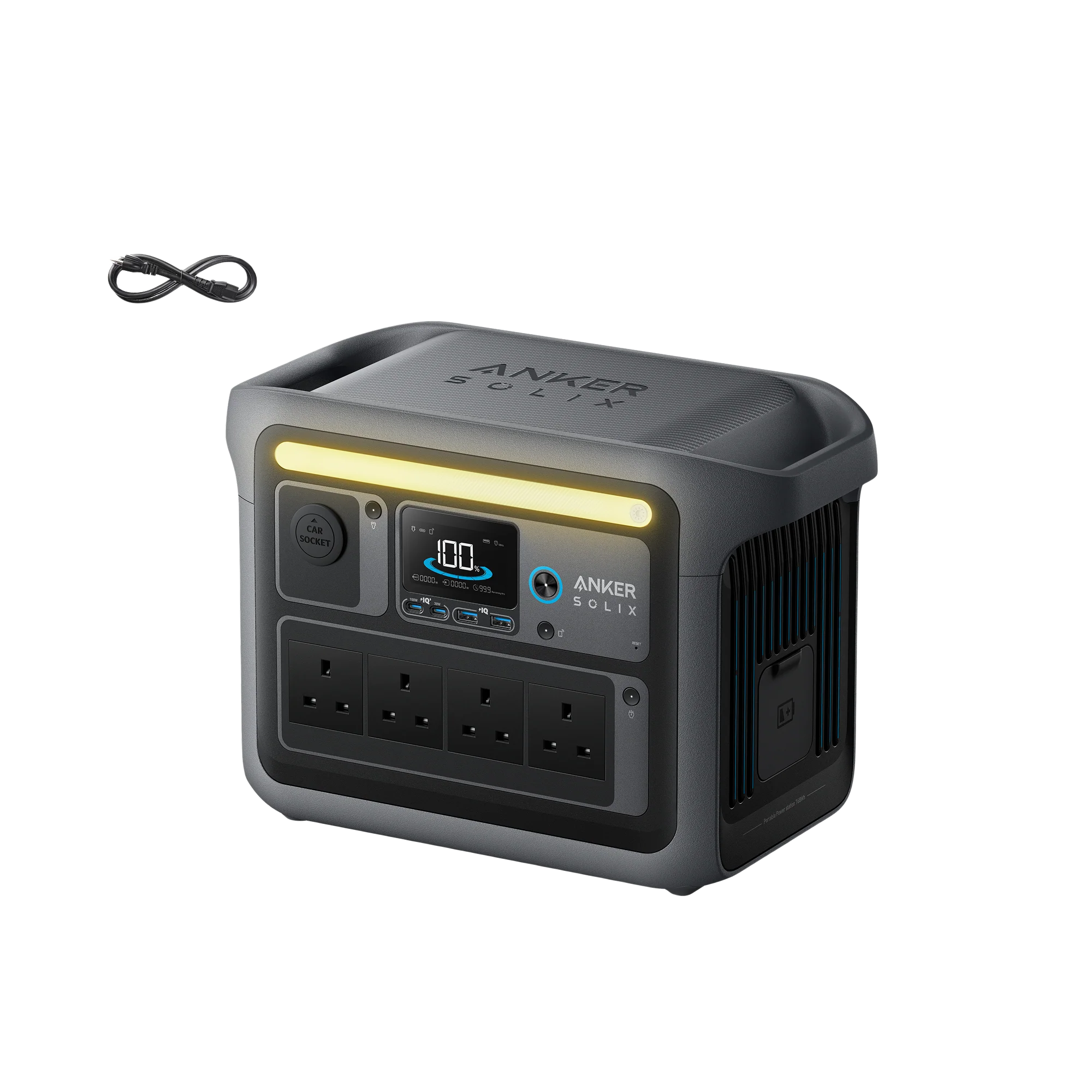 Anker Solix C1000 Portable Power Station 1056Wh Solar Generator LiFePO4 Battery World's Fastest Fast Charging