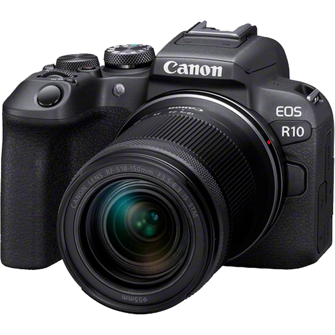 Canon EOS R50 System Camera + RF-S 18-45mm is STM Lens - Mirrorless Digital Camera with Autofocus