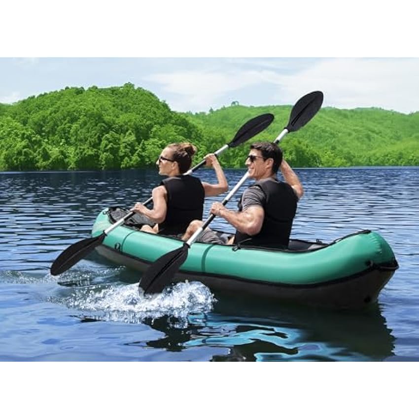 Bestway Hydro Force Inflatable Kayak Set | Includes Seat, Paddle, Hand Pump, Storage Carry Bag | Great for Adults, Kids and Families
