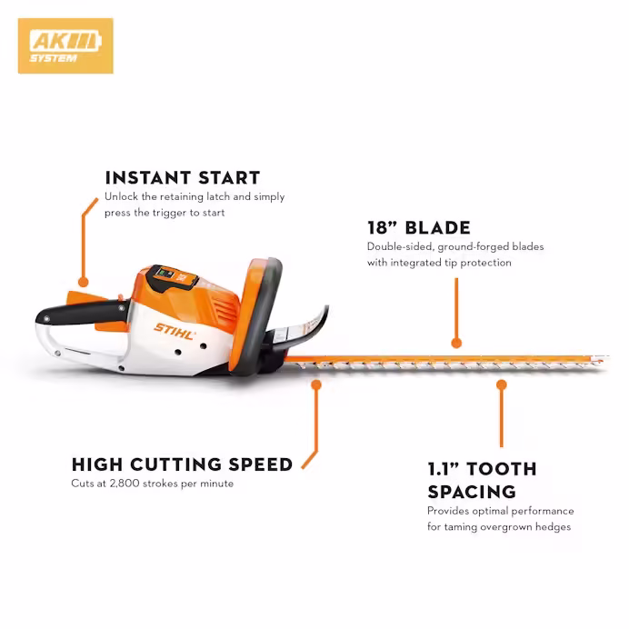 STIHL HSA 56 Battery Hedge Trimmers