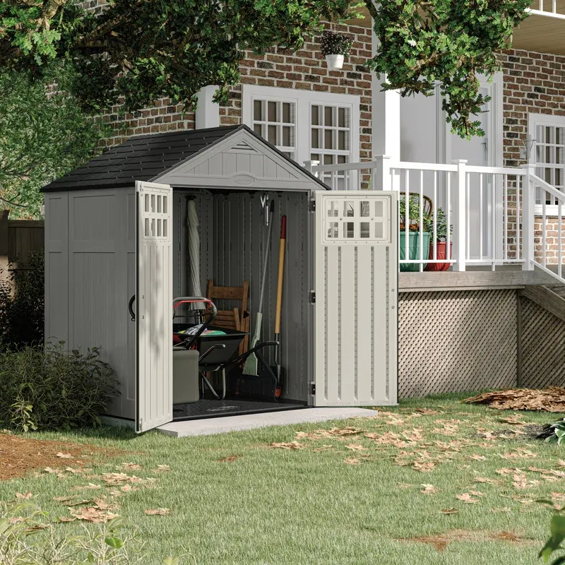 Suncast 6 ft. x 5 ft. Resin Storage Shed