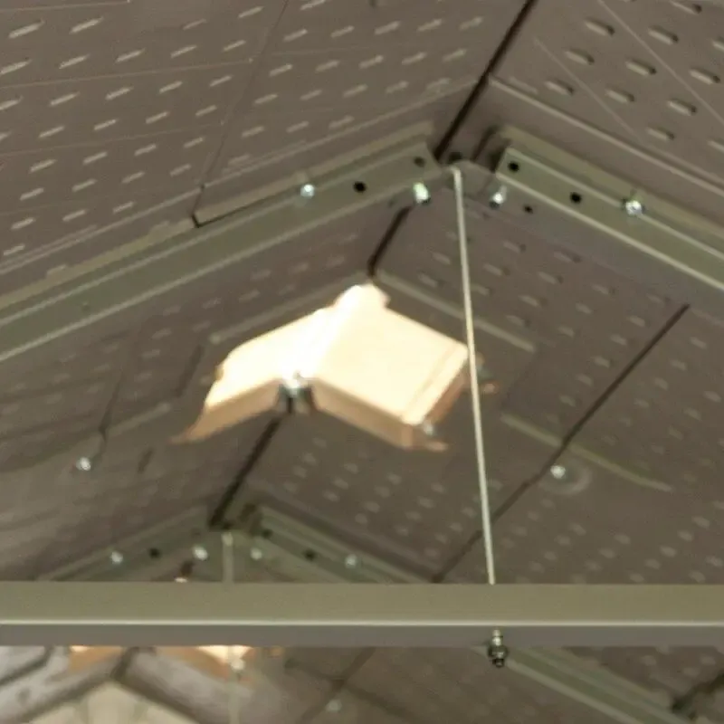 8' wide x 15' deep plastic storage shed