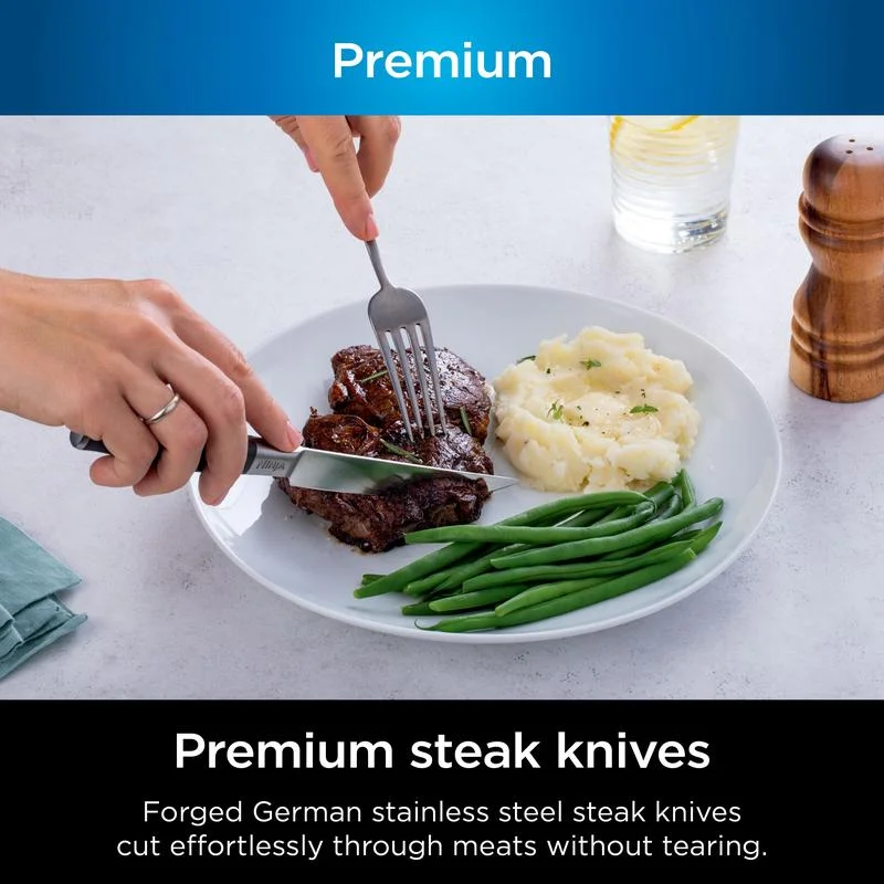 Foodi NeverDull Premium 12-Piece German Stainless Steel Knife System