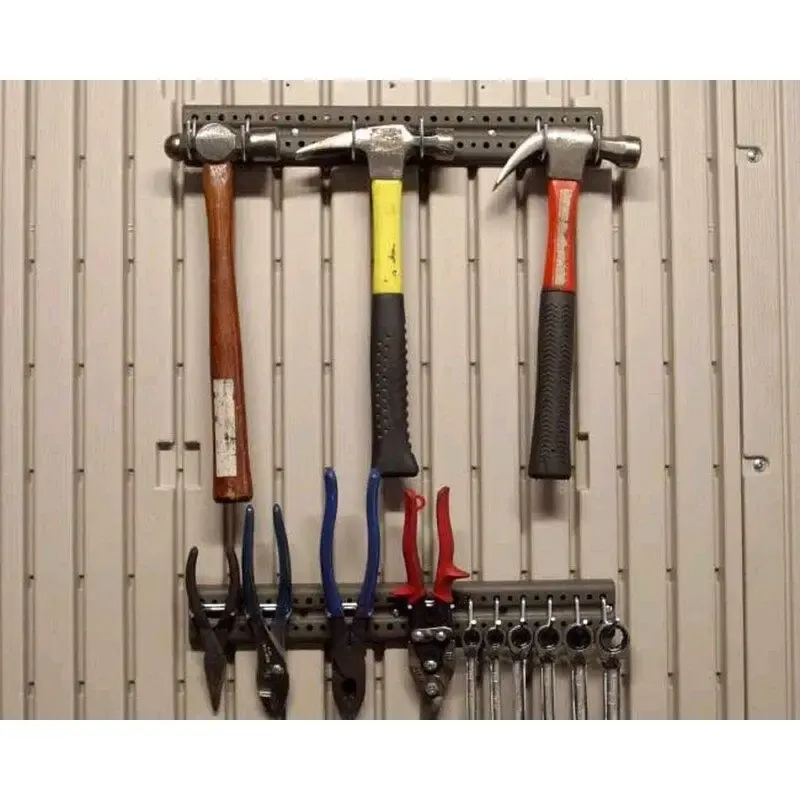 8' wide x 15' deep plastic storage shed