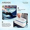 Arebos Automatic Pool Robot | Pool Cleaner for Wall, Floor and Waterline - Up to 100 m³ - APP Controlled - 3 Modes