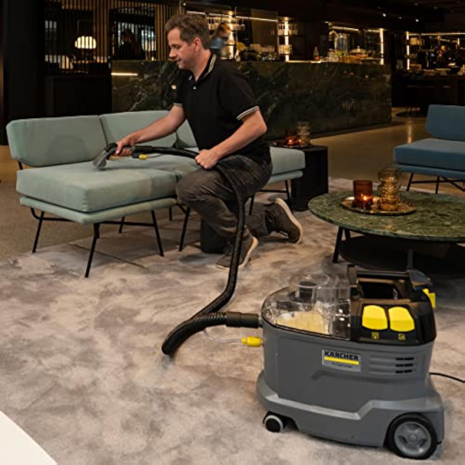 Puzzi 8/1 injector extractor for upholstery and textile surfaces