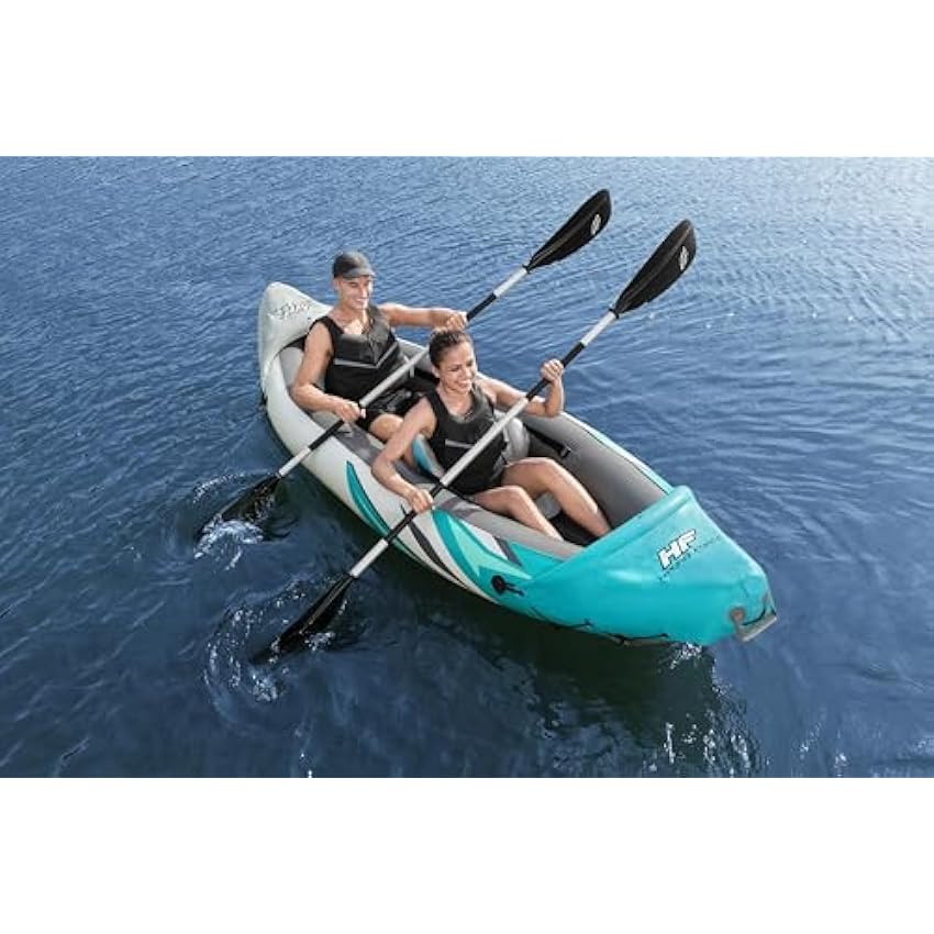 Bestway Hydro Force Inflatable Kayak Set | Includes Seat, Paddle, Hand Pump, Storage Carry Bag | Great for Adults, Kids and Families