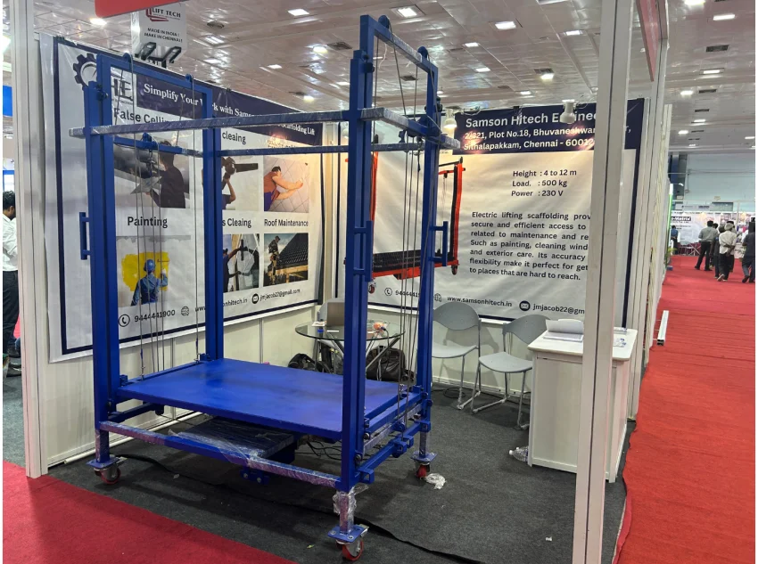 Foldable Electric Lift Scaffolding (Load 500Kg)