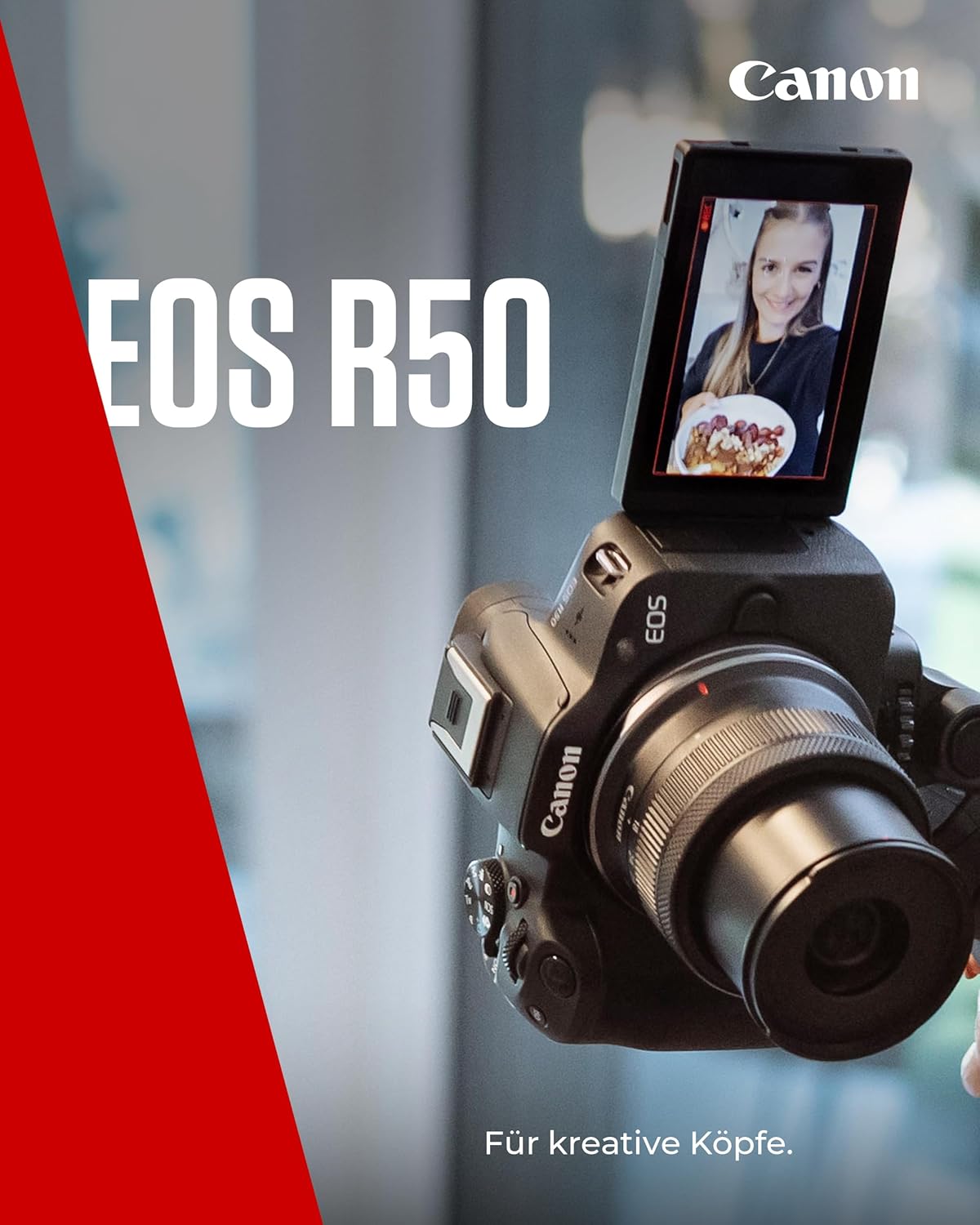 Canon EOS R50 System Camera + RF-S 18-45mm is STM Lens - Mirrorless Digital Camera with Autofocus