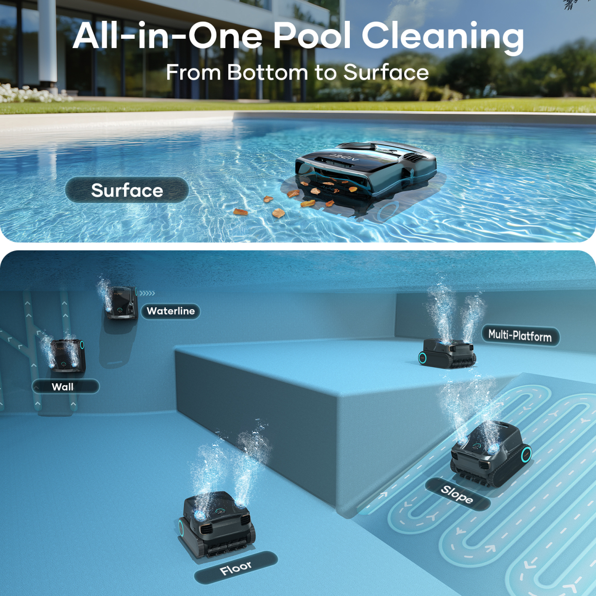 Aiper Scuba X1 Pro Max Cordless Robotic Pool Cleaner