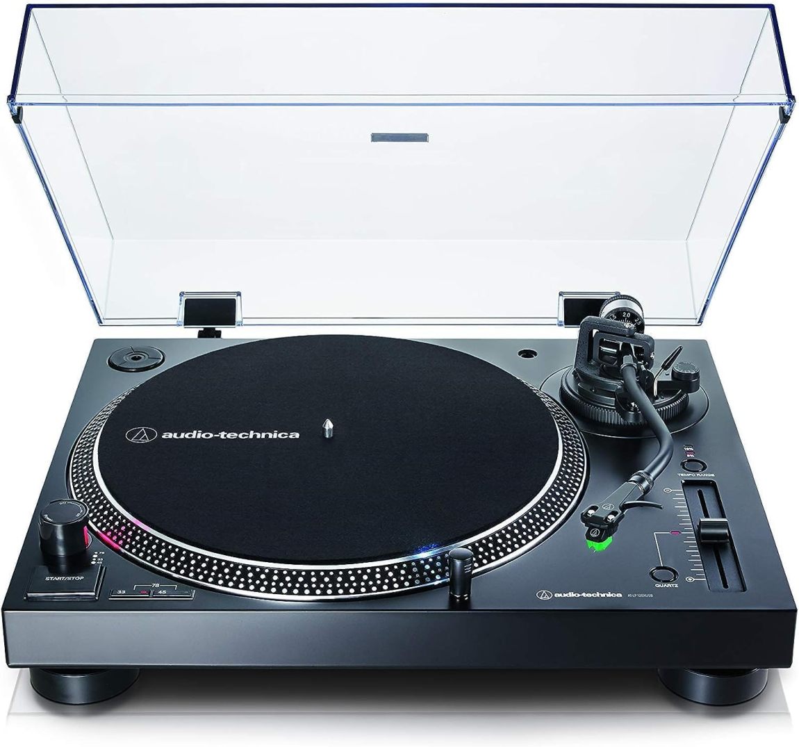 Audio-Technica LP120XUSBBK Manual Direct-Drive Turntable (Analogue & USB) Black
