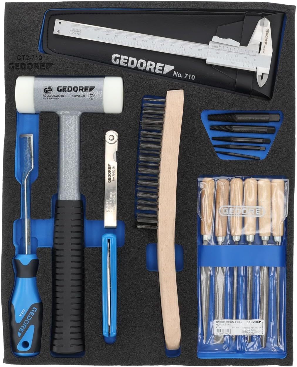 GEDORE 1504XL Rolling Bench with 308 Pieces Tool Set