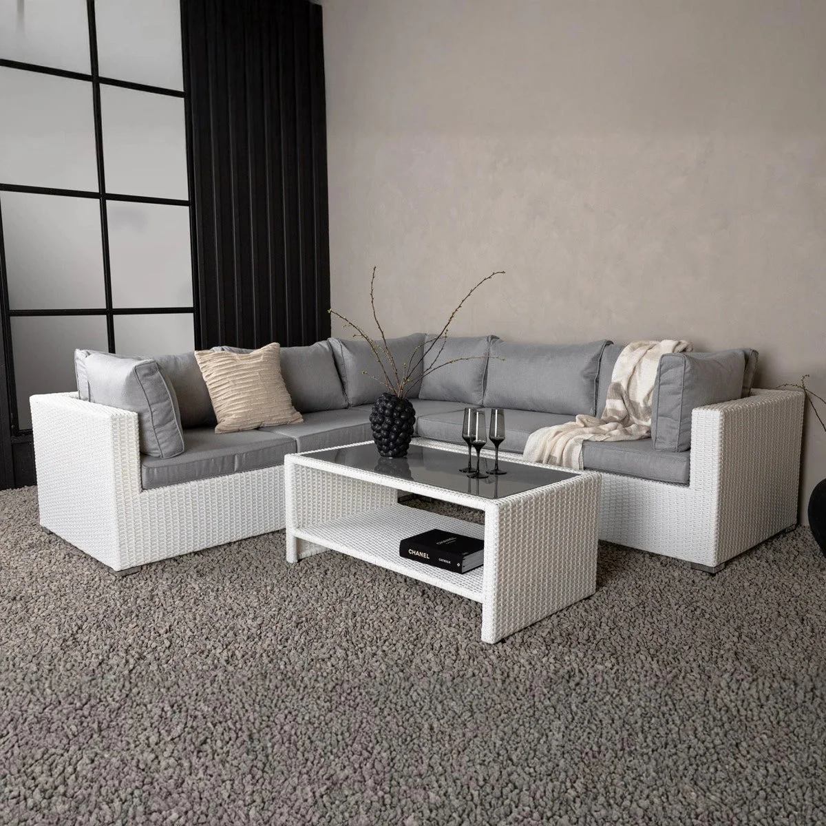 A comfortable lounge set for the living room