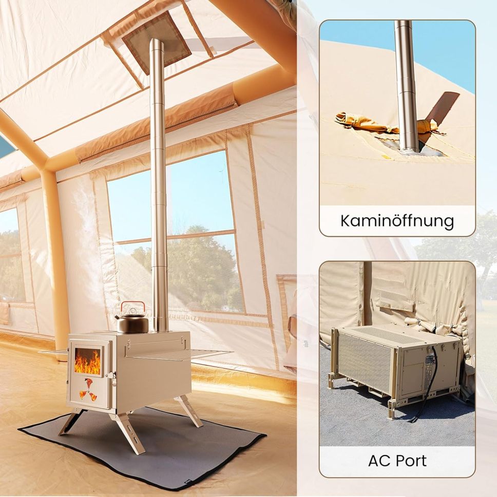 Ytaoeo Inflatable Tent for Camping, Outdoor Tent, Inflatable Camping Tent Made of Waterproof Oxford Fabric, Air Glamping Tents, Various Options