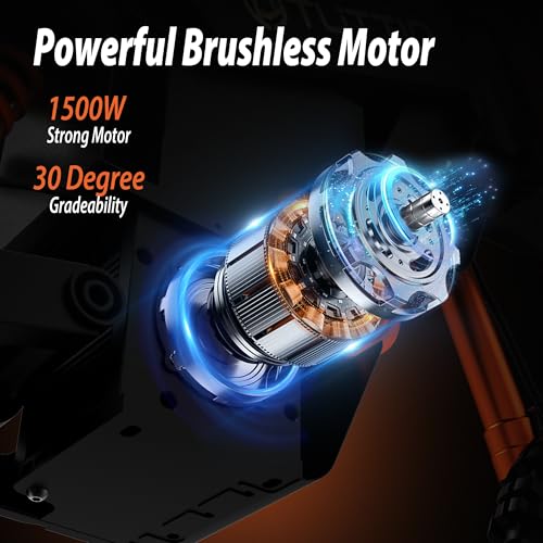 Tuttio Electric Dirt Bike Teens Adults Electric Bike 48V 21AH Removable Battery with Hydraulic Brakes (21AH Dirt Bike)