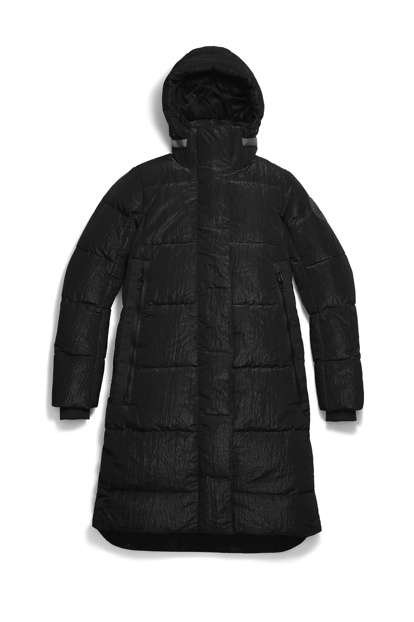 Byward Parka Black Label Shiny Crinkle