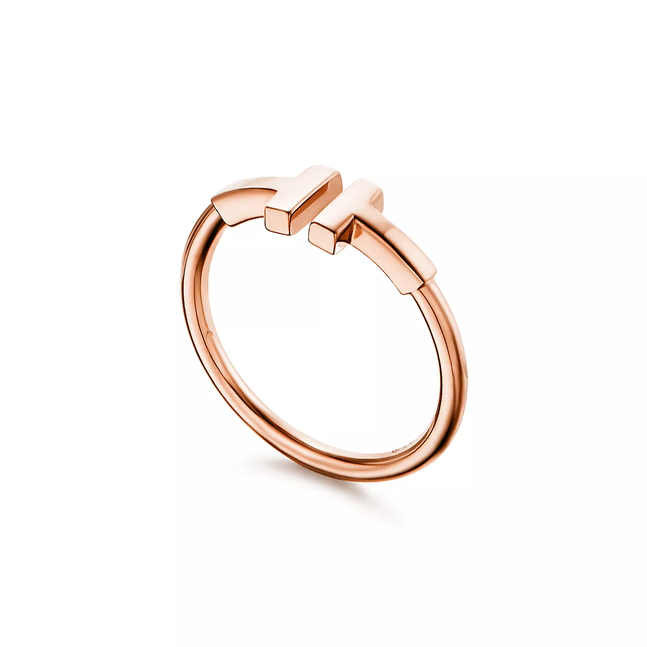Tiffany & Co. T Wire Ring in 18k Rose Gold
