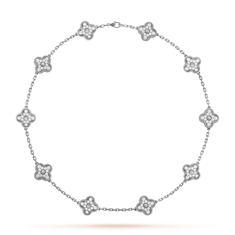 Van Cleef & Arpels Vintage Alhambra necklace, 10 motifs