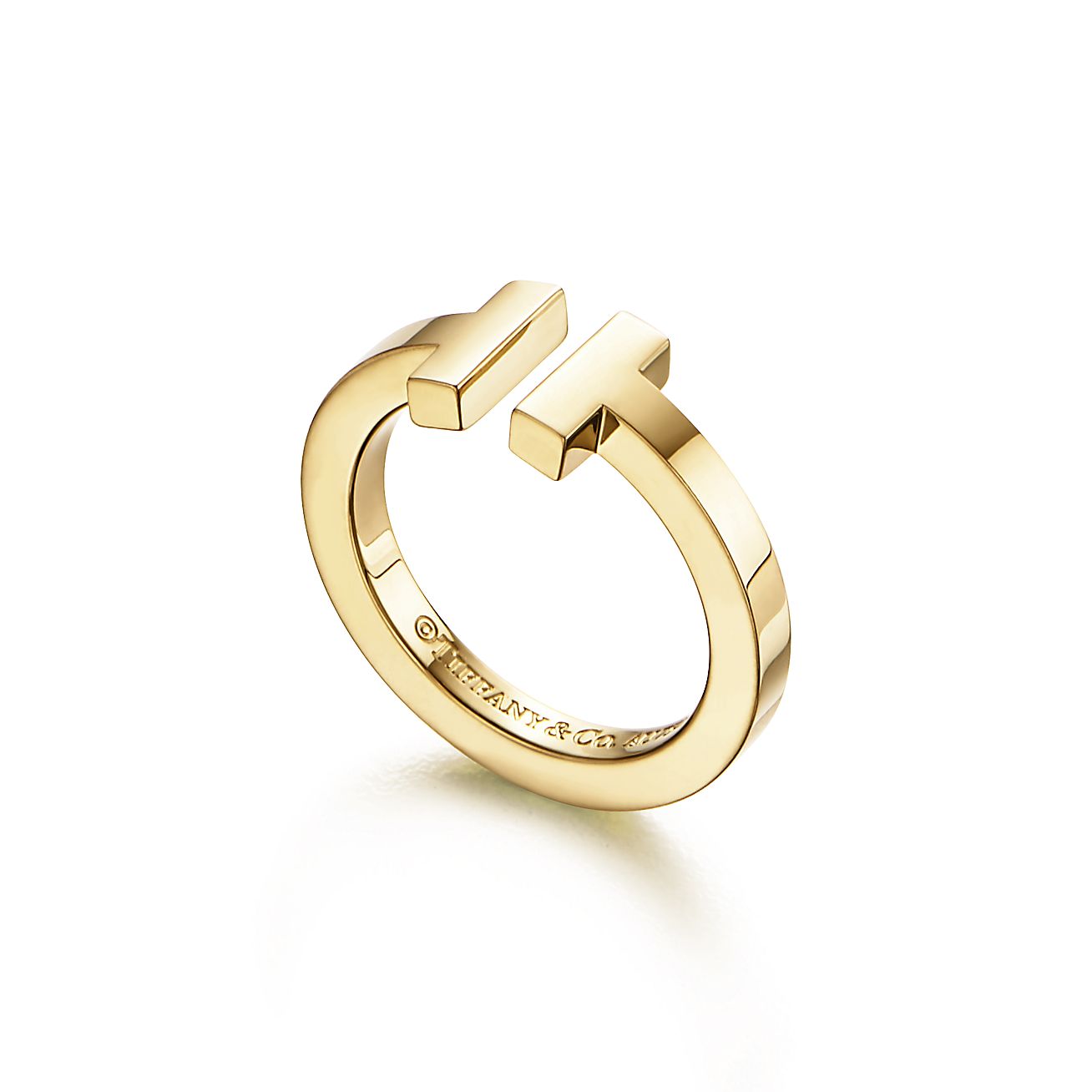 Tiffany & Co. T Square Ring in Yellow Gold
