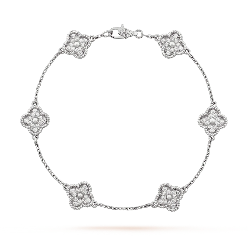 Van Cleef & Arpels Sweet Alhambra bracelet, 6 motifs