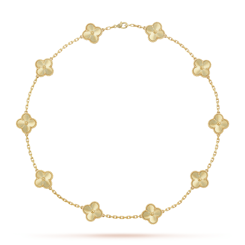 Van Cleef & Arpels Vintage Alhambra necklace, 10 motifs