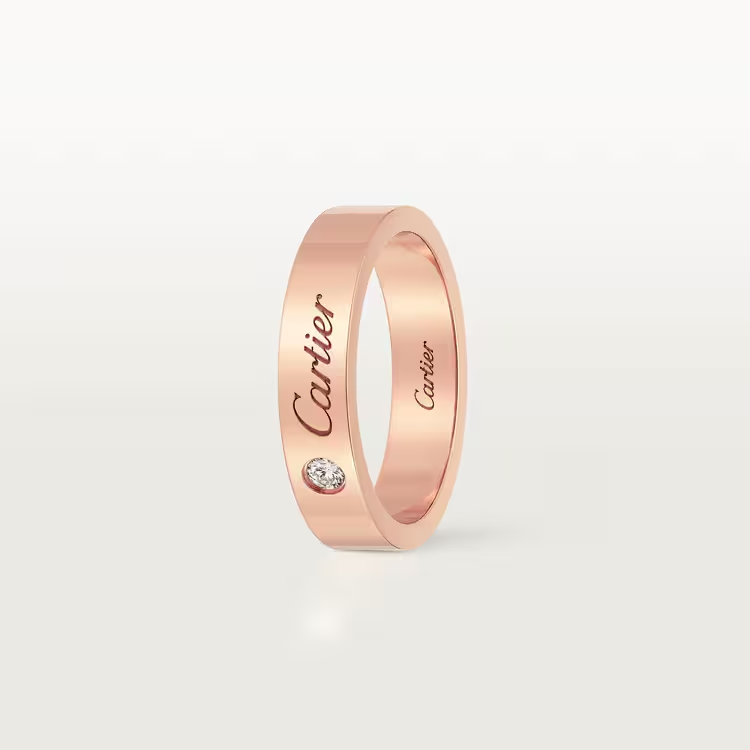 Wedding ring from the C de Cartier collection
