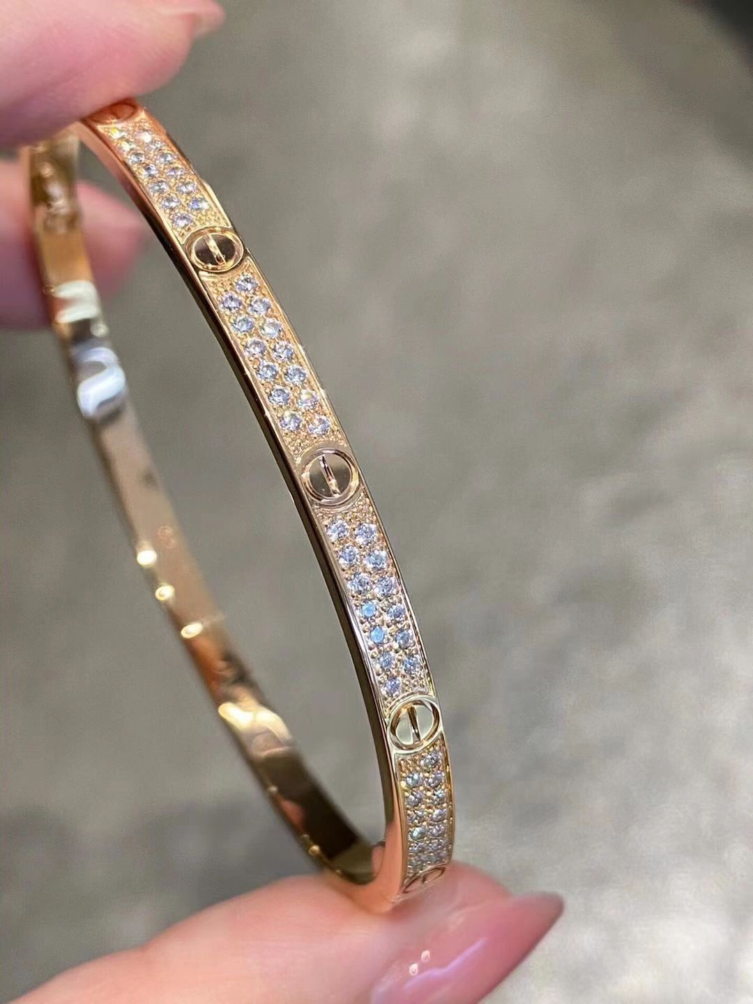Cartier Love bracelet, small model, paved