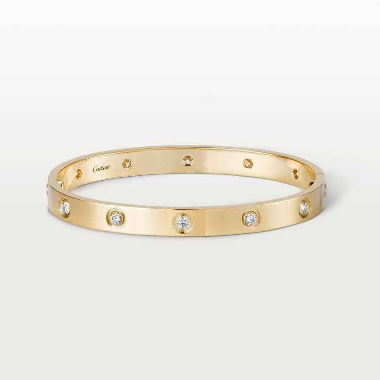 Cartier Love Bracelet, 10 Diamonds