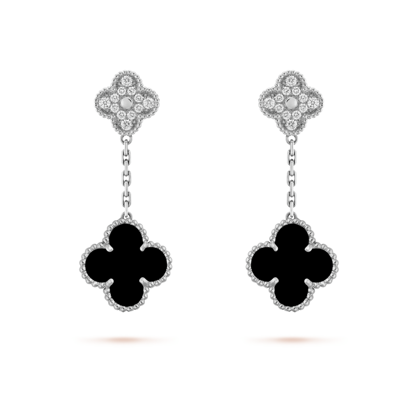 Van Cleef & Arpels Magic Alhambra earrings, 2 motifs