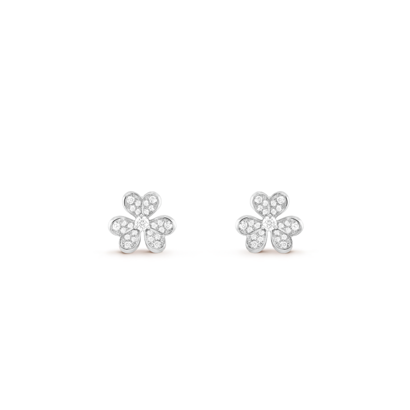 Van Cleef & Arpels Frivole earrings, mini model