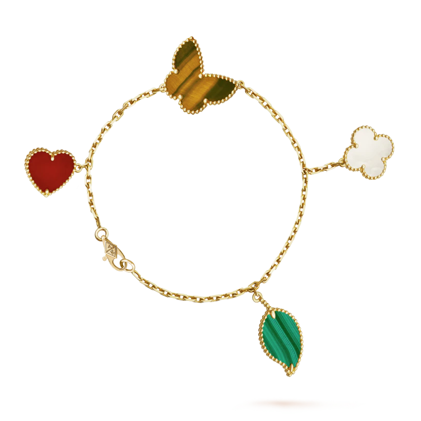 Van Cleef & Arpels Lucky Alhambra bracelet, 4 motifs