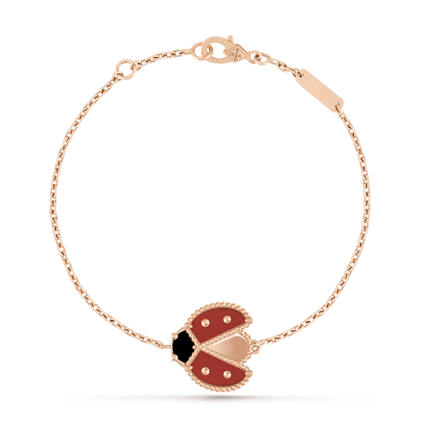 Van Cleef & Arpels Lucky Spring bracelet, open wings ladybug
