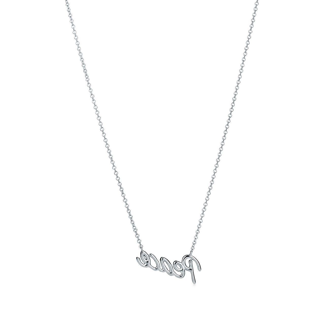 Tiffany & Co. Paloma's Graffiti Peace Pendant