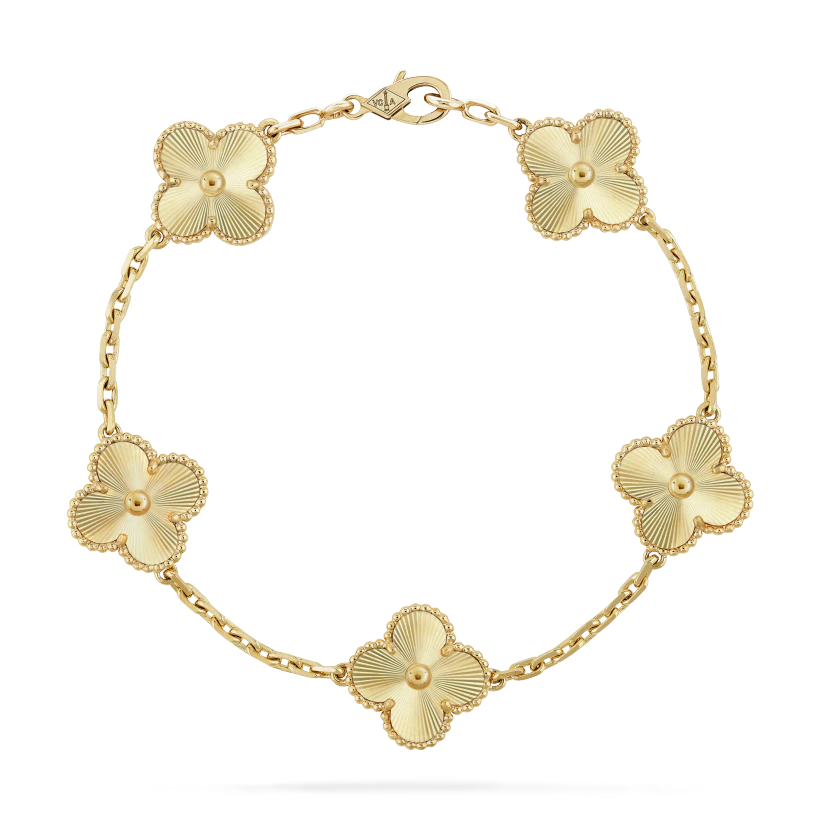 Van Cleef & Arpels Vintage Alhambra bracelet, 5 motifs