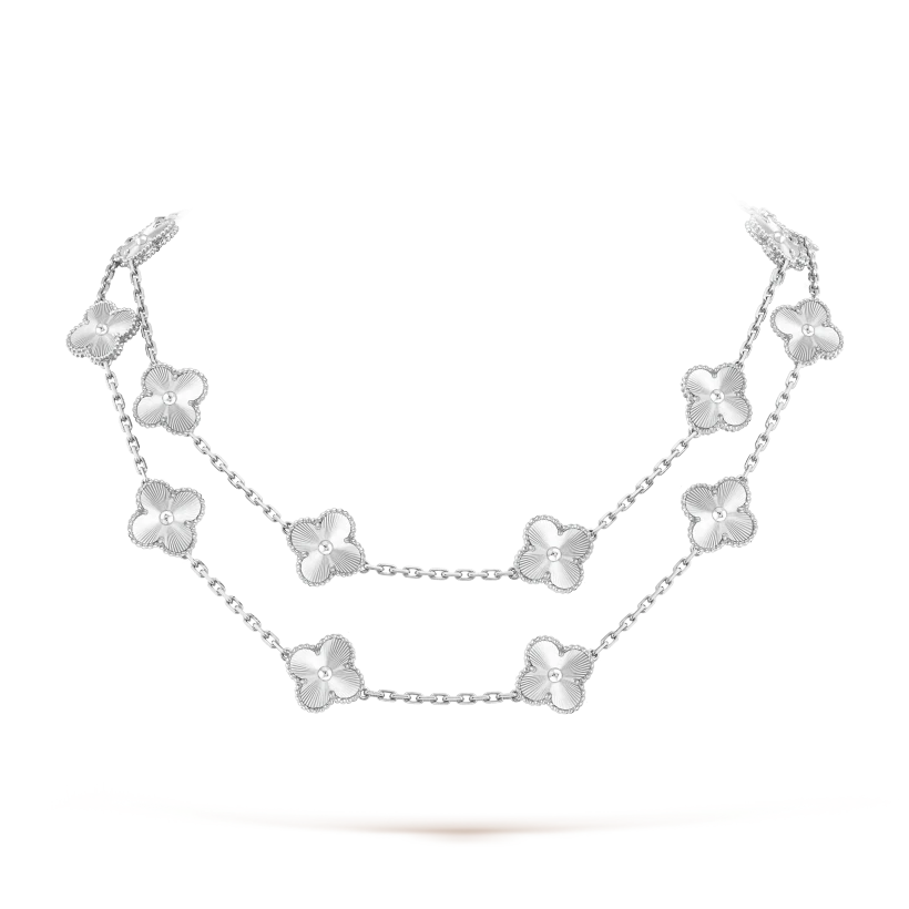 Van Cleef & Arpels Vintage Alhambra long necklace, 20 motifs