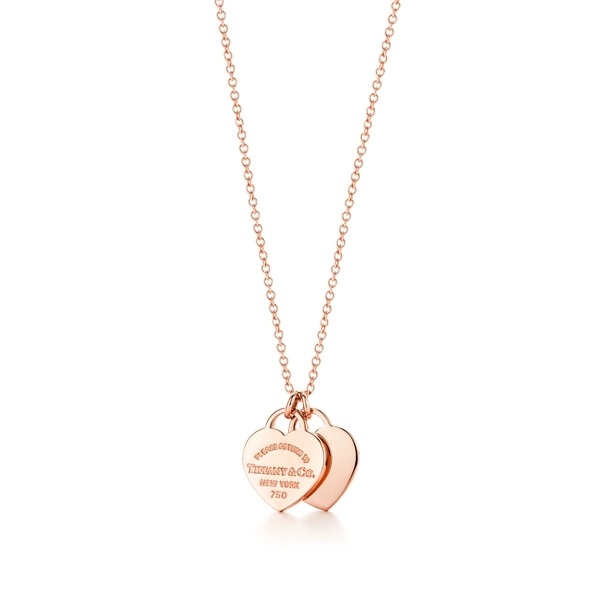 Tiffany & Co. Return to TM Double Heart Pendant