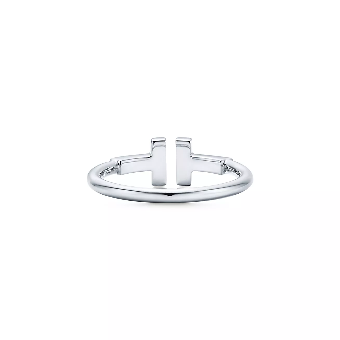 Tiffany & Co. T Wire Ring in 18k White Gold