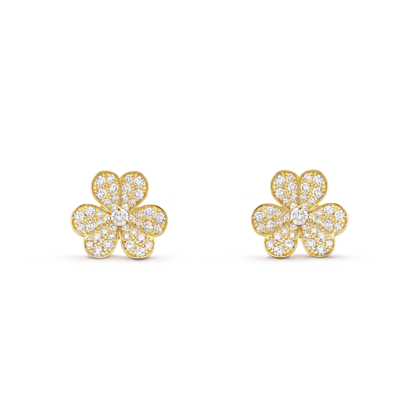 Van Cleef & Arpels Frivole earrings, small model