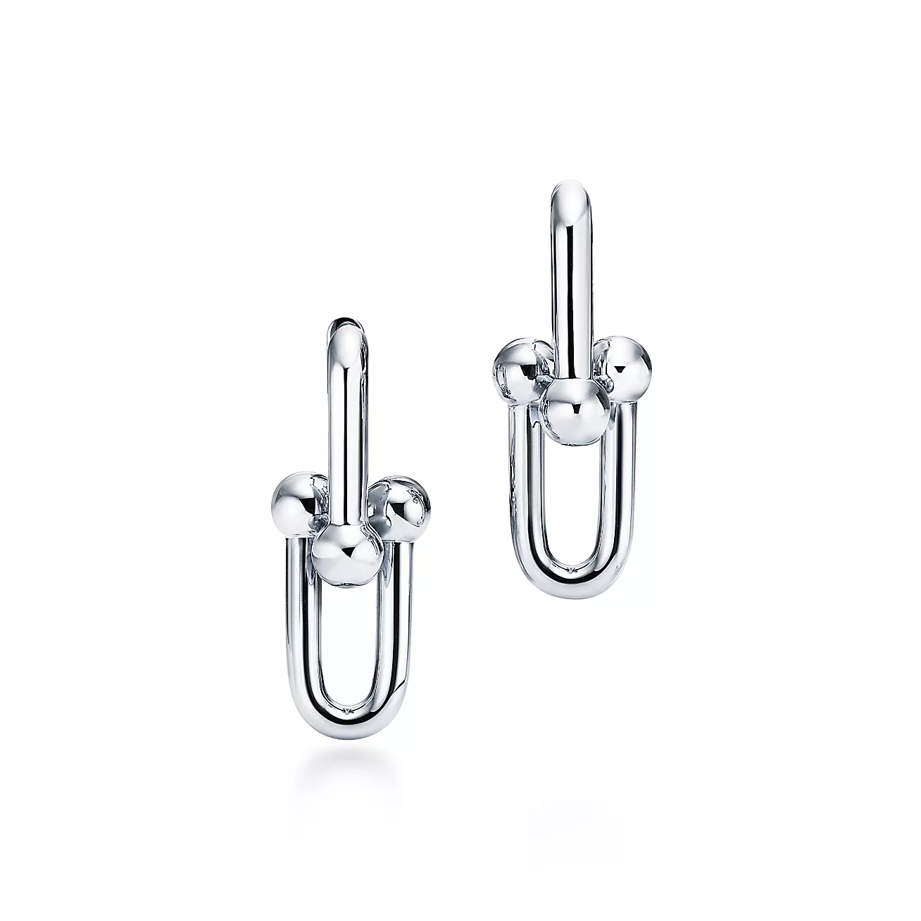 Tiffany & Co. HardWear Large Link Earrings in Sterling Silver
