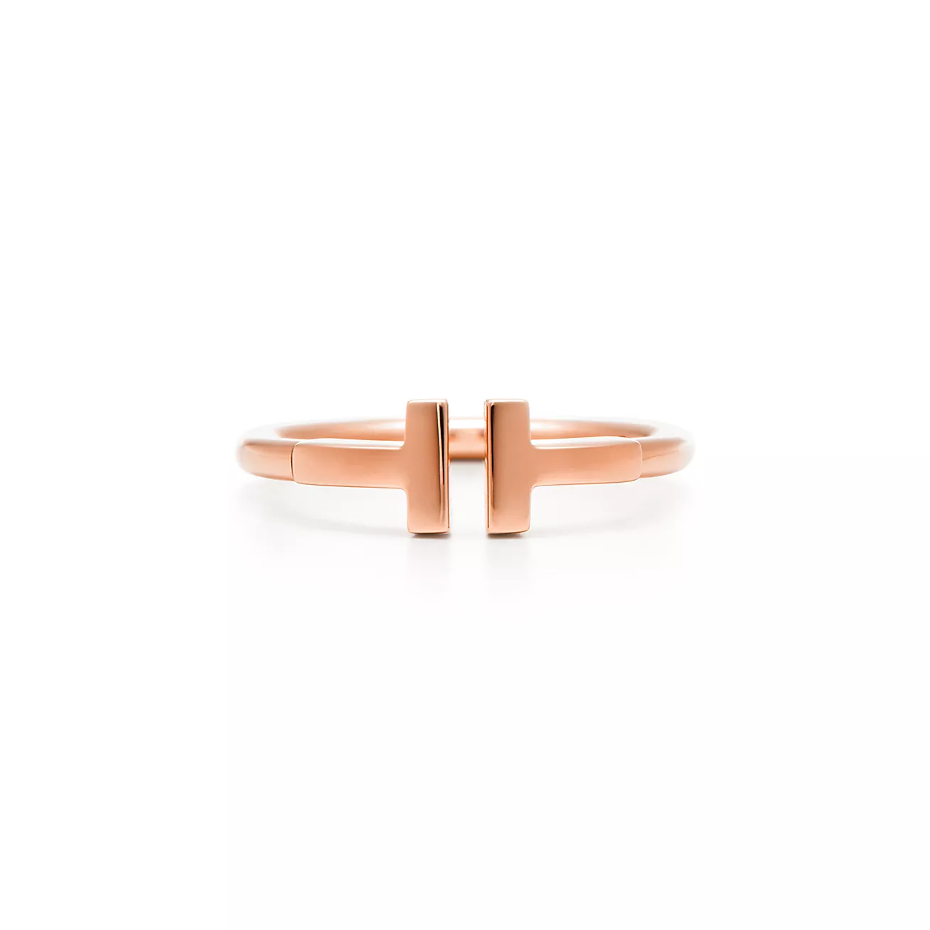 Tiffany & Co. T Wire Ring in 18k Rose Gold