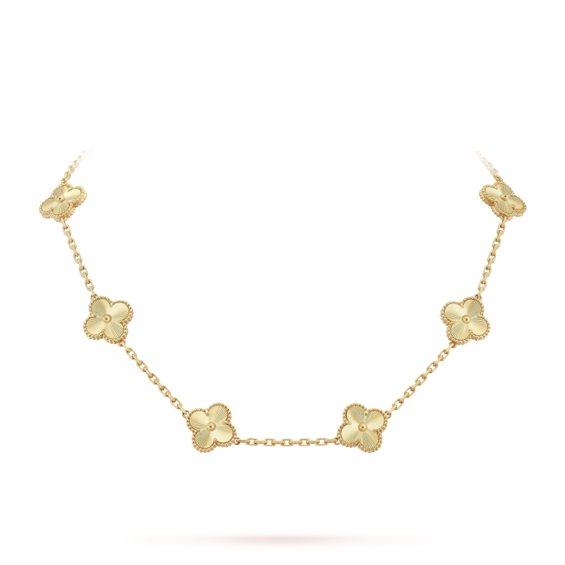 Van Cleef & Arpels Vintage Alhambra necklace, 10 motifs