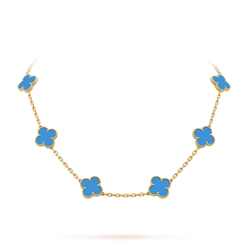 Van Cleef & Arpels Vintage Alhambra necklace, 10 motifs