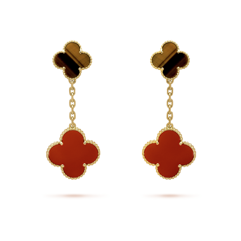 Van Cleef & Arpels Magic Alhambra earrings, 2 motifs