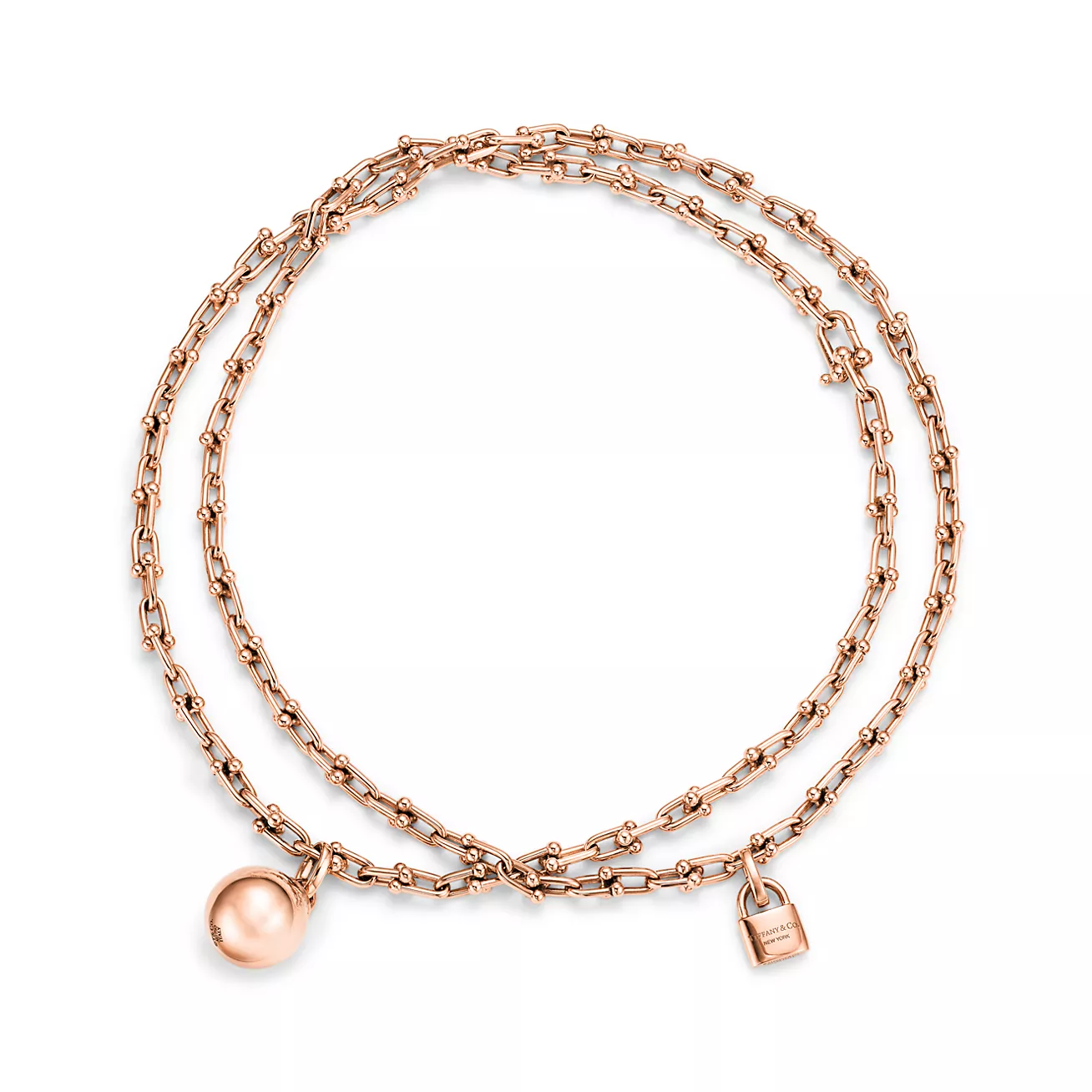 Tiffany & Co. HardWear Small Wrap Necklace in Rose Gold