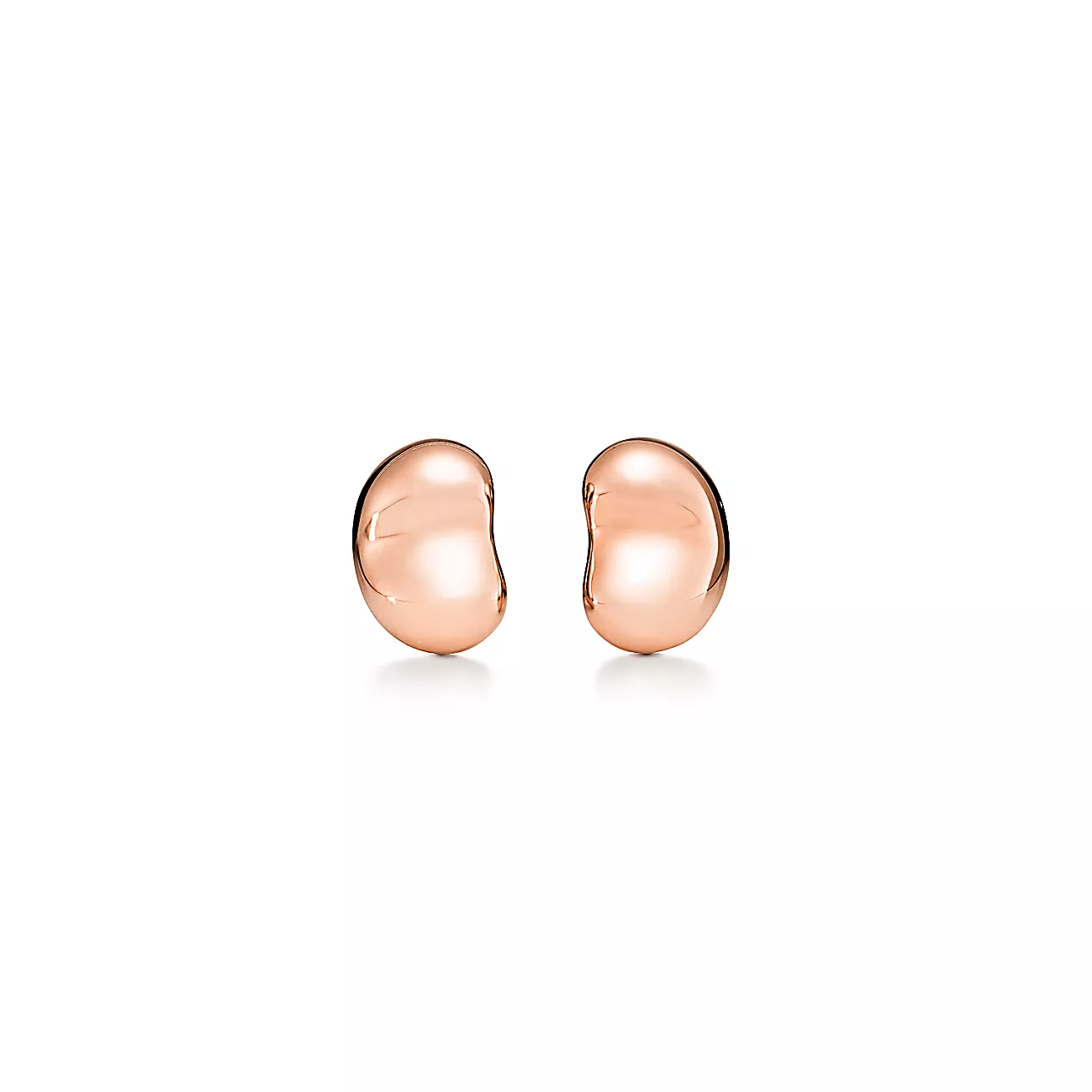 Tiffany & Co. Elsa Peretti Bean design Earrings in Rose Gold, 9 mm