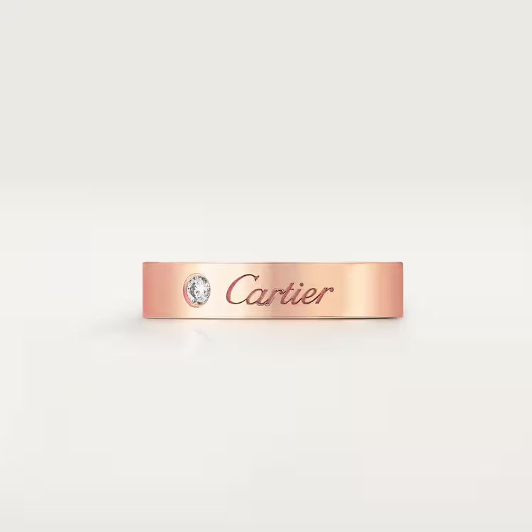 Wedding ring from the C de Cartier collection