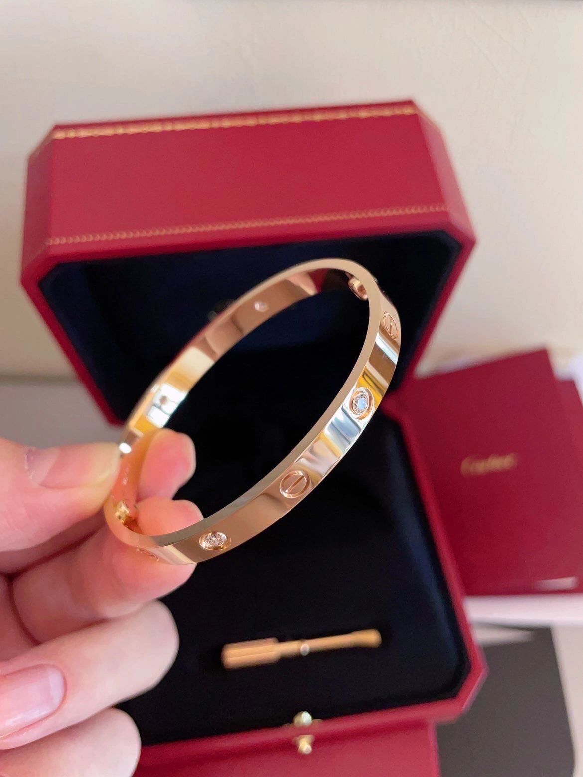 Cartier Love Bracelet, 10 Diamonds