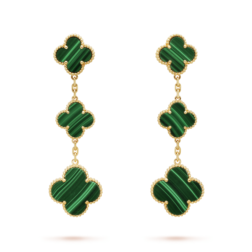 Van Cleef & Arpels Magic Alhambra earrings, 3 motifs